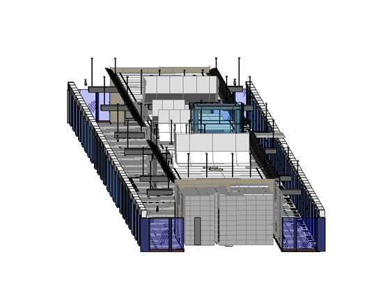 地铁车站建模模型