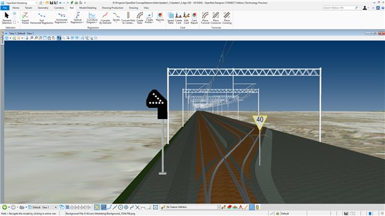 OpenRail Designer-设计和分析廊道、信号、排水系统、几何图形、站场、站点和侧线