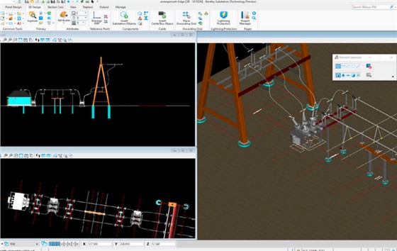 Substation-三维模型设计