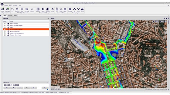 Bentley OpenFlows Flood-模拟地表径流