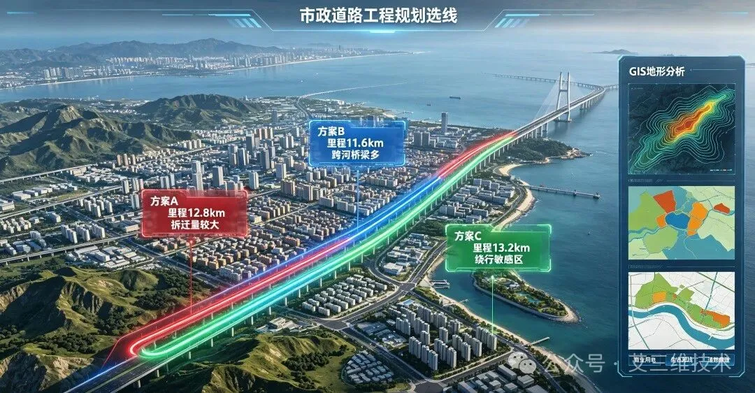 艾三维-BIM+GIS在市政工程中的五大应用场景2