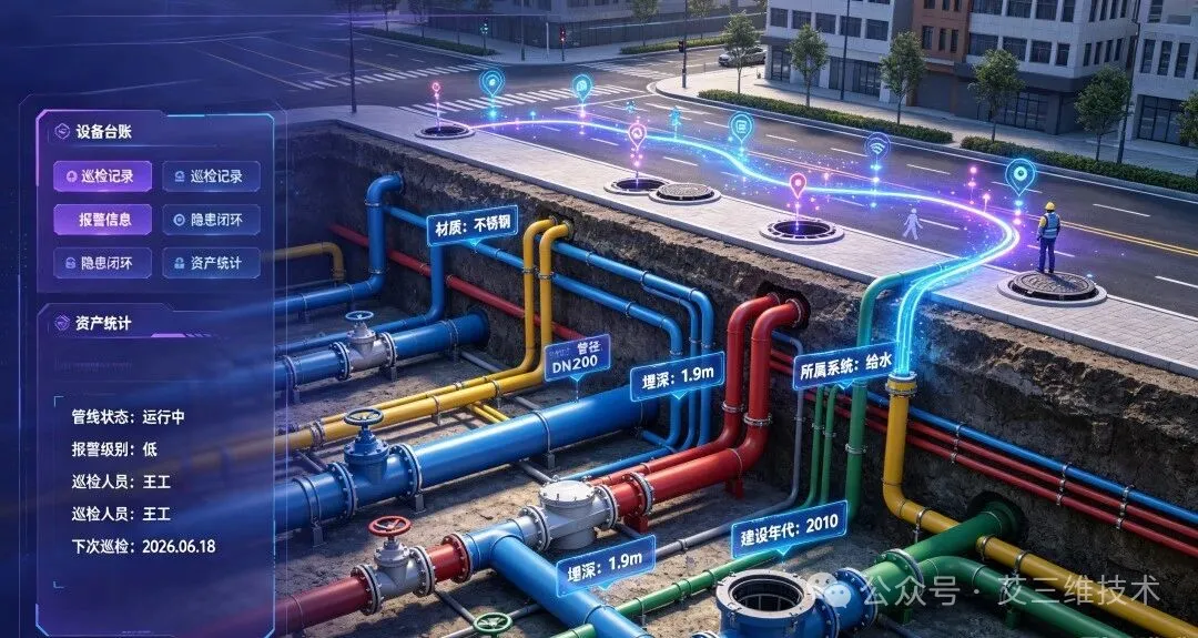 艾三维-BIM+GIS在市政工程中的五大应用场景6