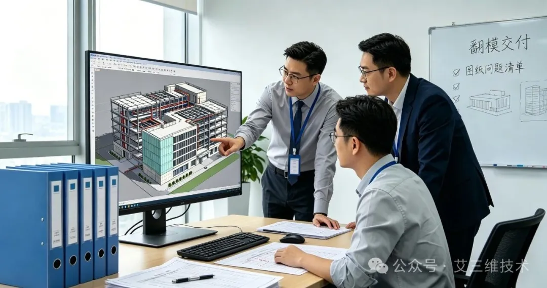 艾三维-老旧图纸翻BIM模型，这3个问题比建模更头疼5