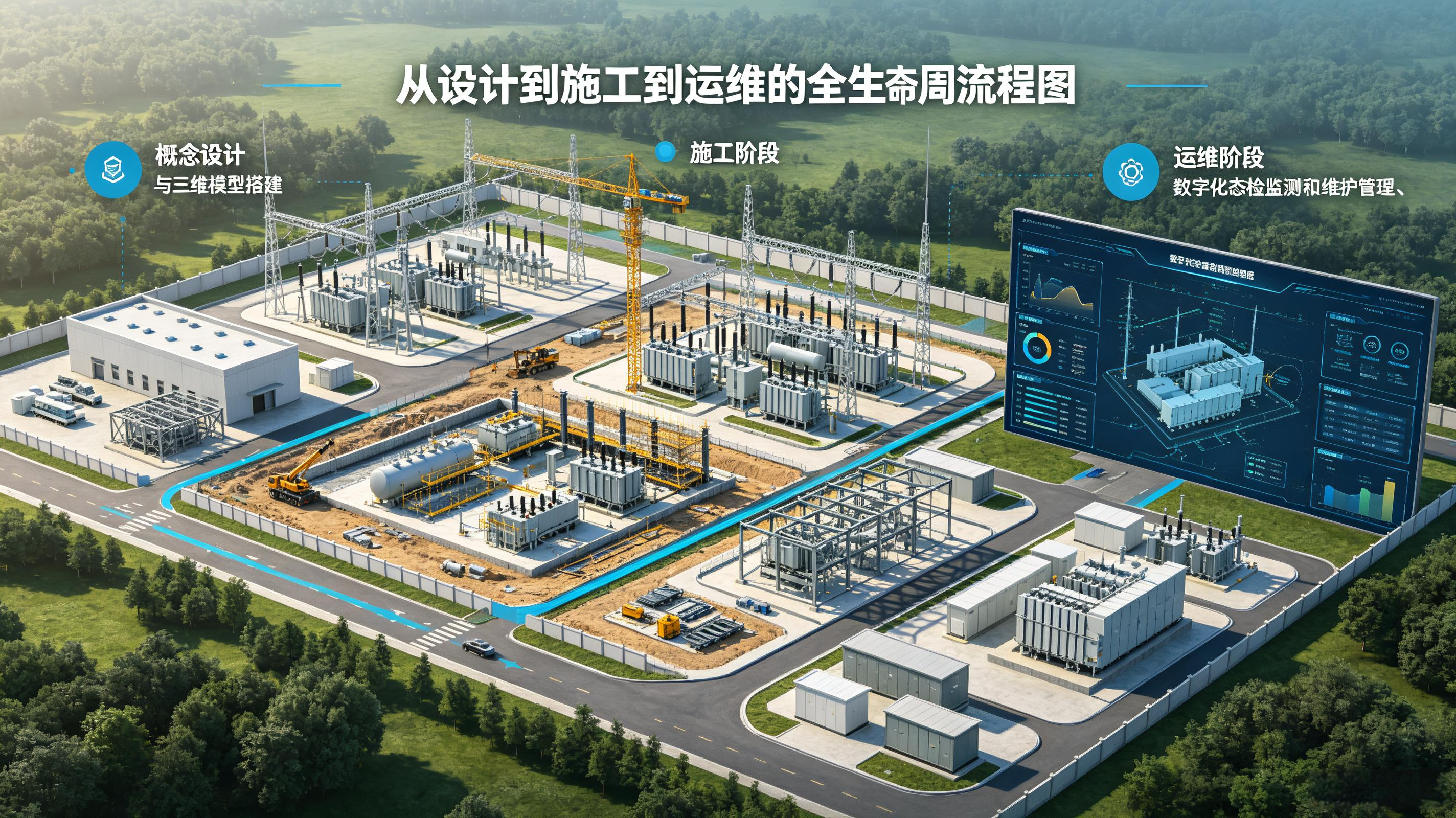 艾三维-从500kV到220kV：Bentley变电站BIM三维建模的落地实践与价值 8
