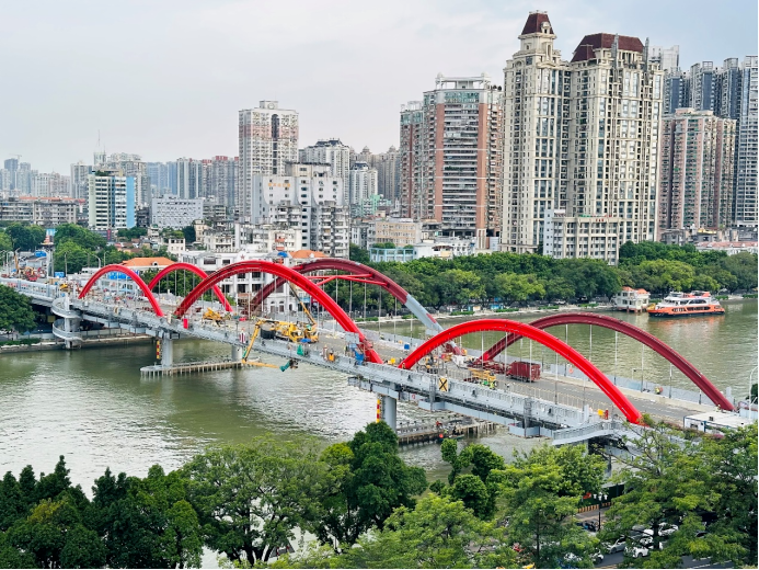 艾三维-广州解放大桥&ldquo;换骨&rdquo;大修，数字技术正在改变城市基建 1