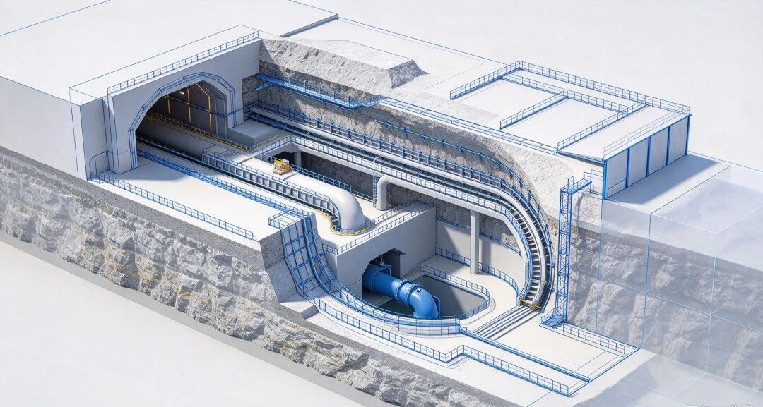 艾三维-石油洞库BIM建模1