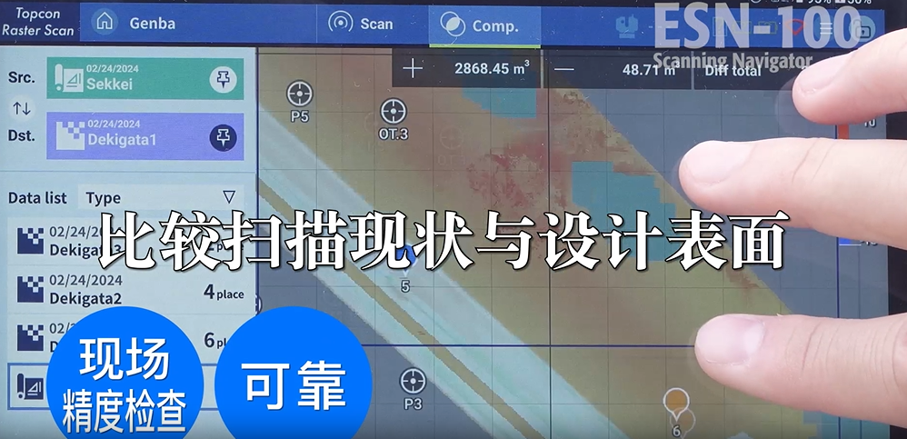 拓普康 ESN-100 设计前后对比